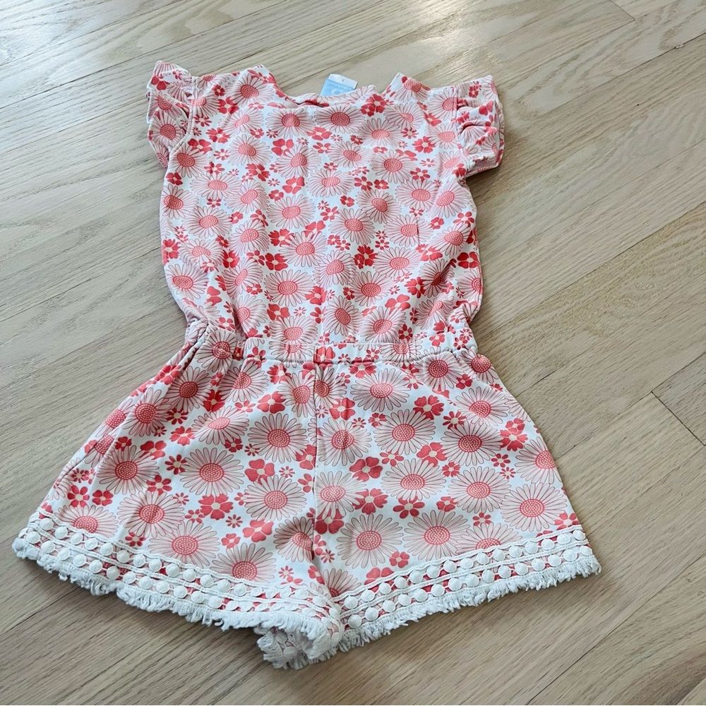 Bella Bliss Floral Romper Size 7
